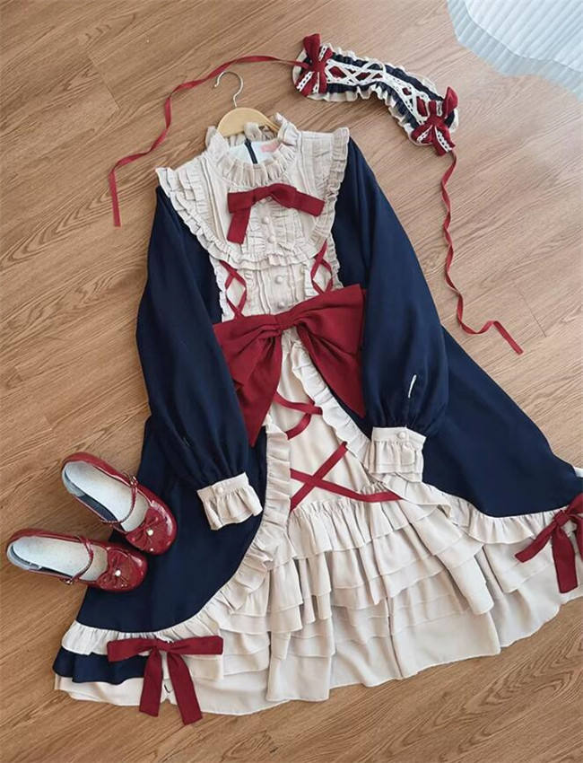 Vintage Plus Size Lolita Dress One Piece