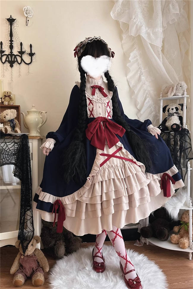 Vintage Plus Size Lolita Dress One Piece