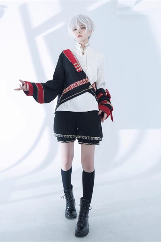 Princess Chronicles Han Style Coat, Short Pants and Blouse Ouji Fashion