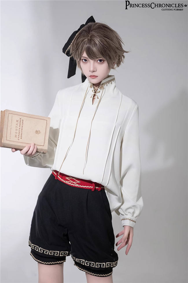 Princess Chronicles Han Style Coat, Short Pants and Blouse Ouji Fashion