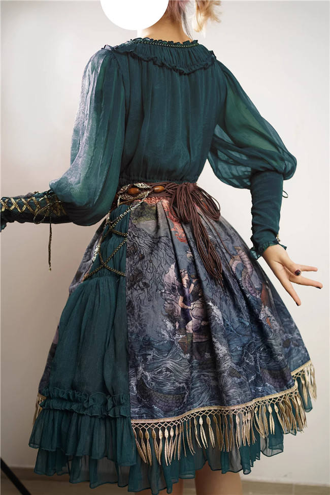 Ragnar Locke~ Vintage Lolita Blouse