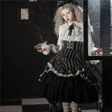 Miss Point ~The Pointe Estate Stripe High Waist Lolita Skirt