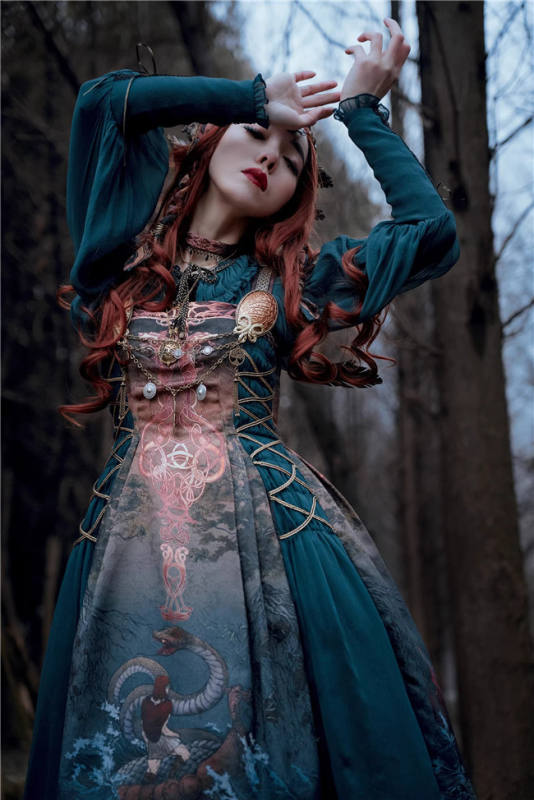 Ragnar Locke~ Vintage Lolita Jumper Dress