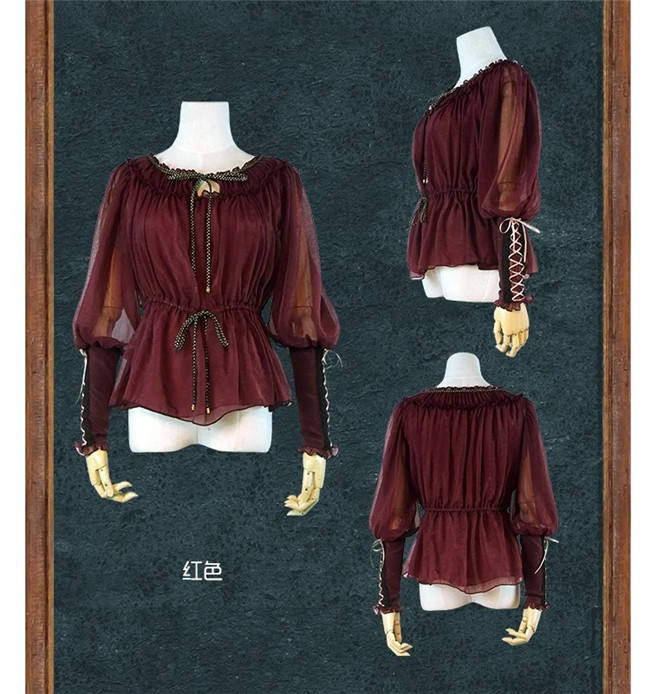 Ragnar Locke~ Vintage Lolita Blouse