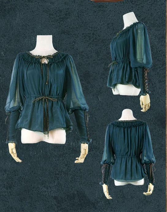 Ragnar Locke~ Vintage Lolita Blouse