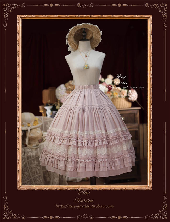 Tiny Garden Dream Bouquet Lolita Skirt