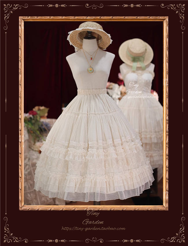 Tiny Garden Dream Bouquet Lolita Skirt