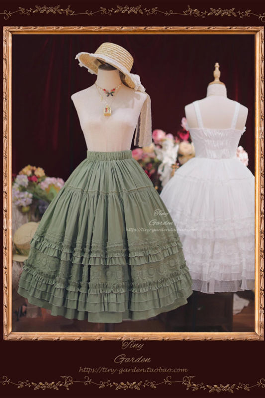 Tiny Garden Dream Bouquet Lolita Skirt