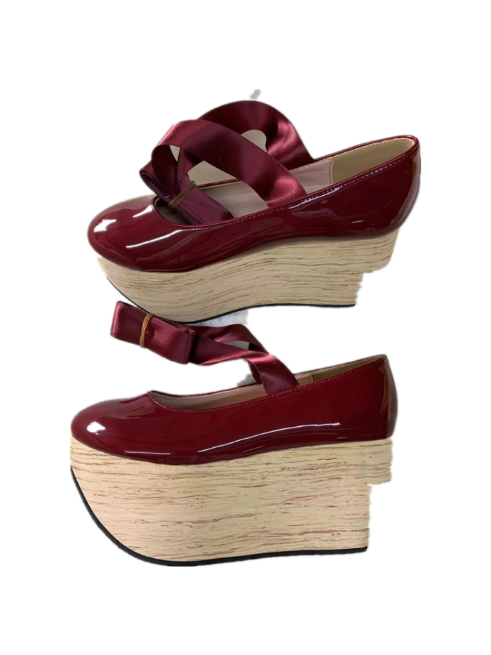 Rocking Horse Style Belt Lolita Shoes