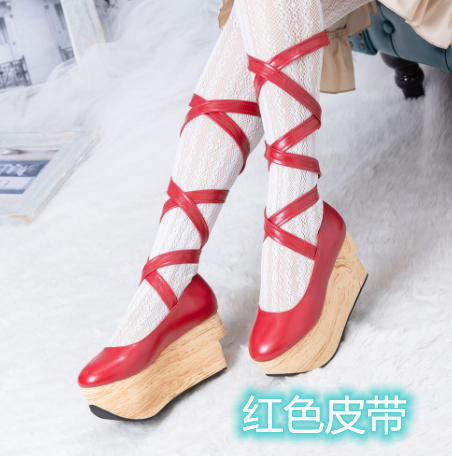 Rocking Horse Style Belt Lolita Shoes