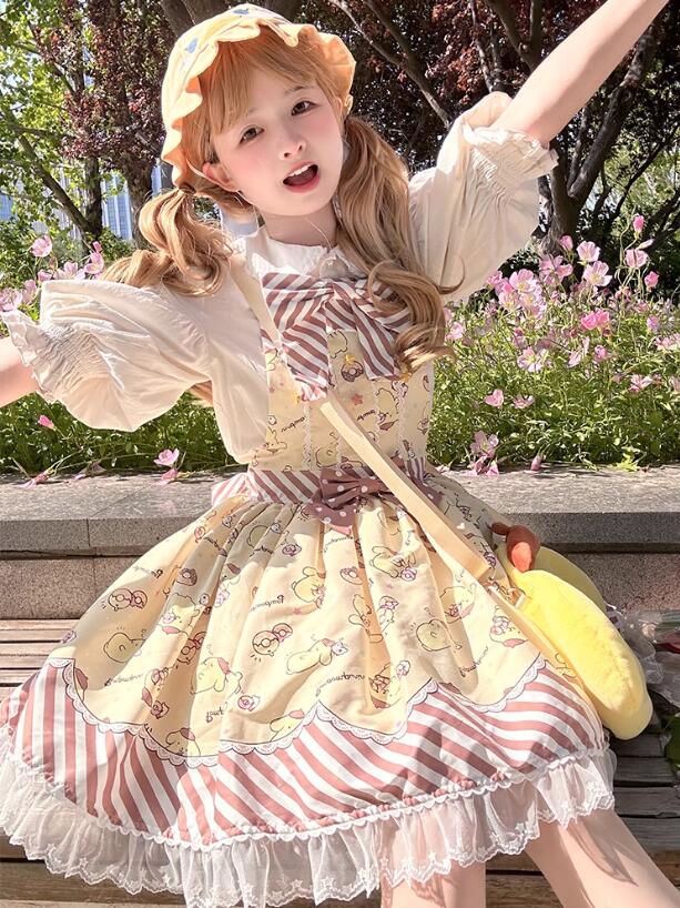 The Sanrio Collaborated Stars Jelly 1.0 Sweet Lolita JSK and Salopette