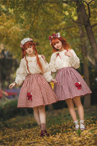 Miss Point Apple Grove Double-sides Wear Lolita Skirt