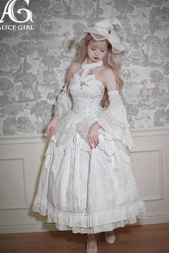 Alice Girl Doll Play Halter-neck Lolita Dress
