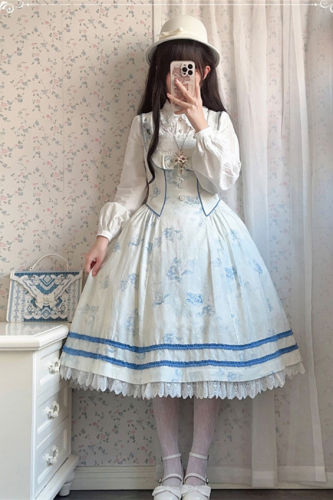 Rose Waltz by Aurora Borealis Corset Lolita Dress - Ready Mader,One Piece  Lolita Dress - My Lolita Dress