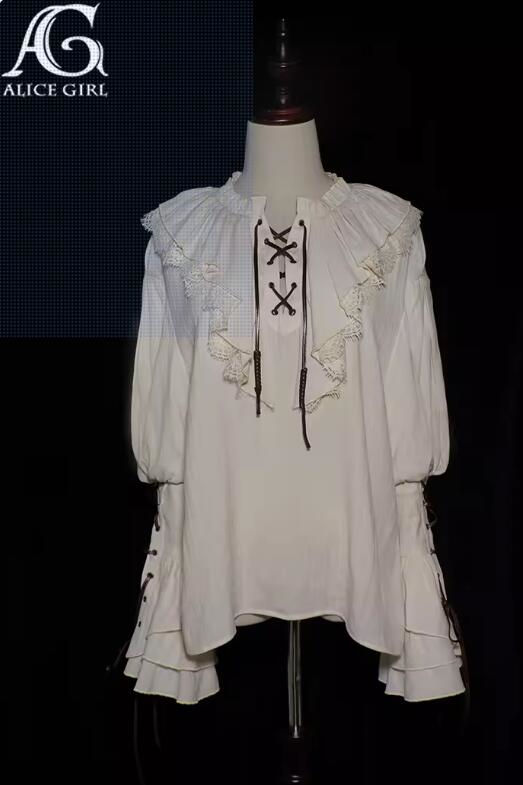 Alice Girl Nautical Treasure Hunt Guide Lolita Blouse