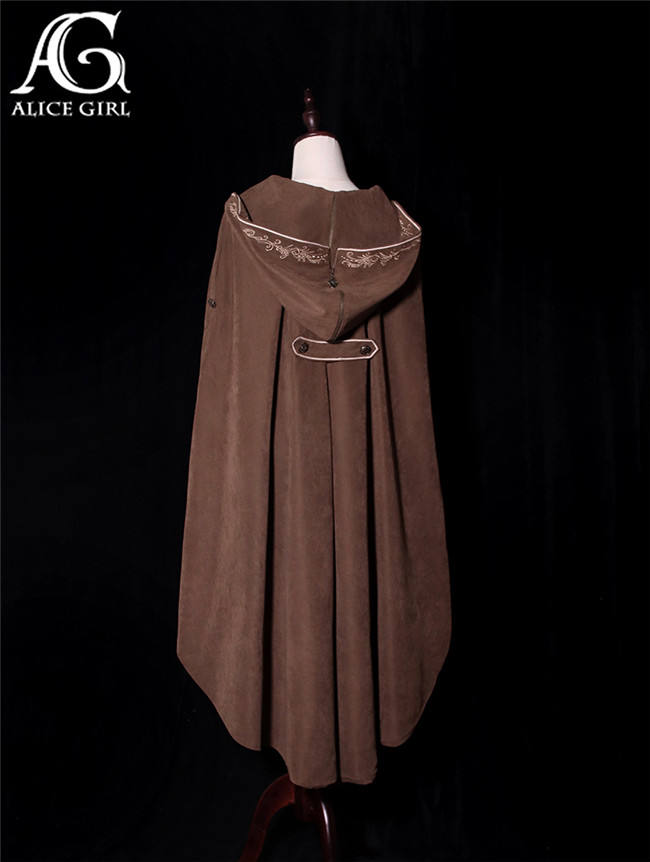 Alice Girl Nautical Treasure Hunt Guide Embroidery Lolita Cape