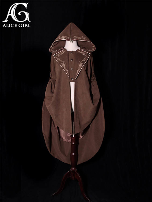 Alice Girl Nautical Treasure Hunt Guide Embroidery Lolita Cape
