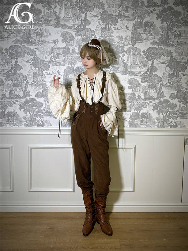 Alice Girl Nautical Treasure Hunt Guide Lolita Long Pants