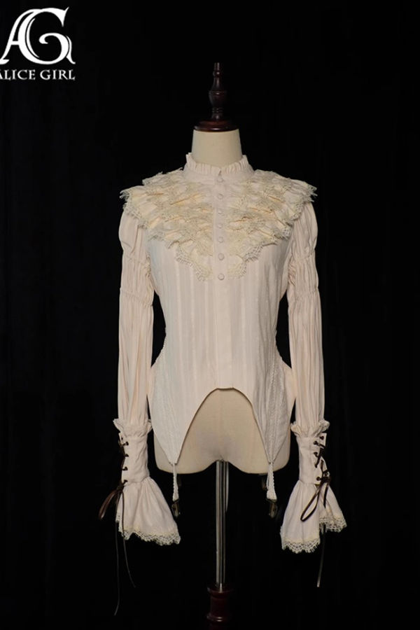 Alice Girl Nautical Treasure Hunt Guide Gigot Sleeve Lolita Blouse