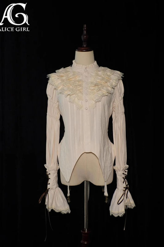 Alice Girl Nautical Treasure Hunt Guide Gigot Sleeve Lolita Blouse