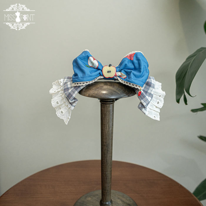 Miss Point Apple Grove Lolita Accessories Headbow/Triangular Scarf/Beret/Apron