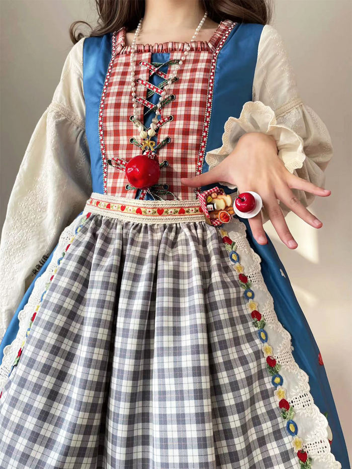 Miss Point Apple Grove Lolita Accessories Headbow/Triangular Scarf/Beret/Apron