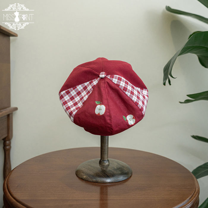 Miss Point Apple Grove Lolita Accessories Headbow/Triangular Scarf/Beret/Apron