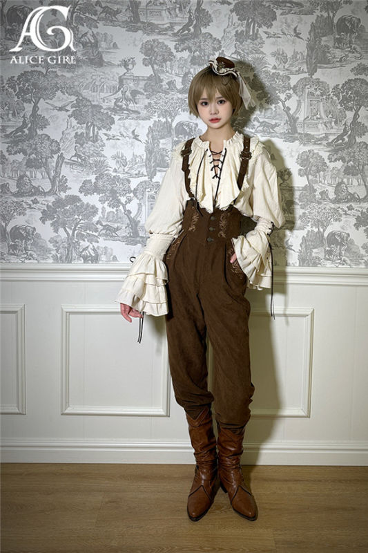 Alice Girl Nautical Treasure Hunt Guide Lolita Long Pants