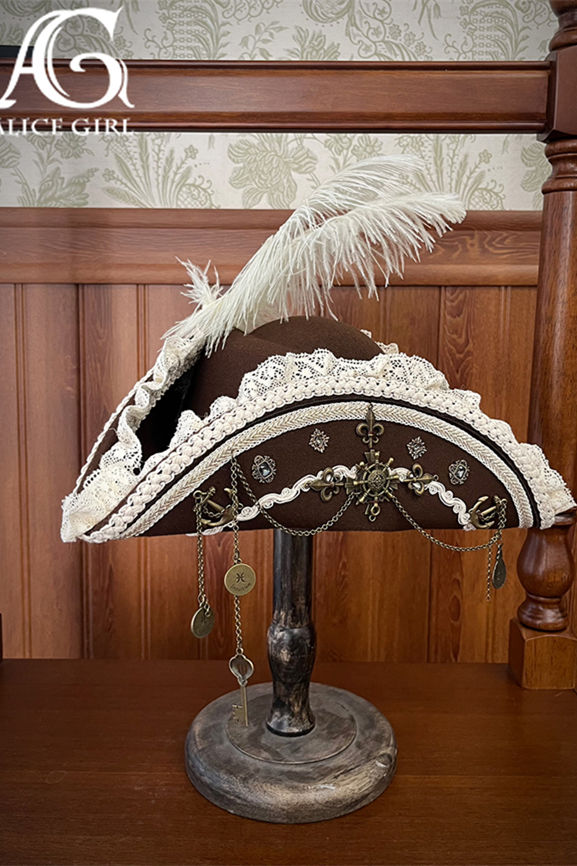 Alice Girl Nautical Treasure Hunt Guide Lolita Hat