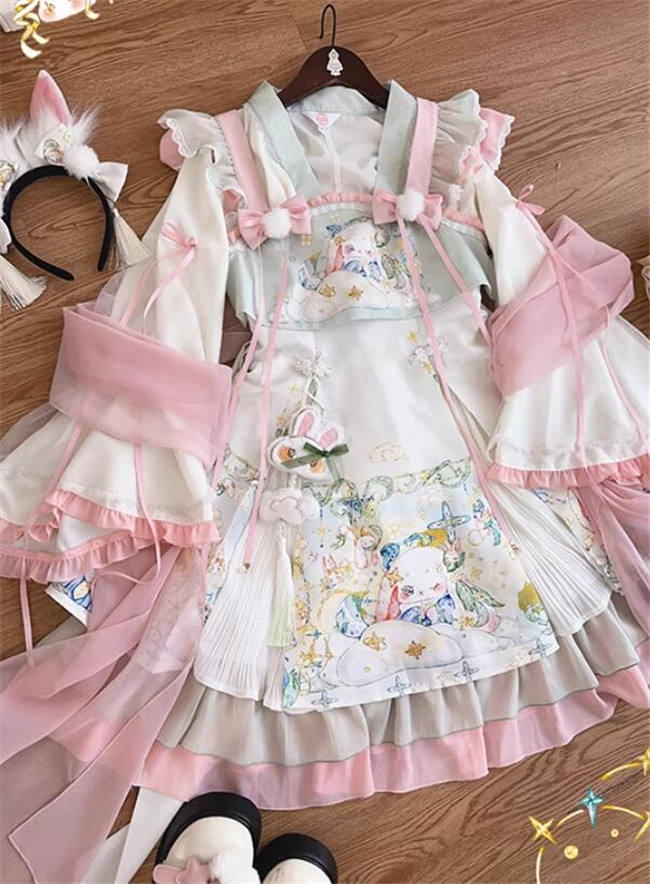 Ying Luo Fu The Laurel Prayer Qi Lolita Dress and Blouse