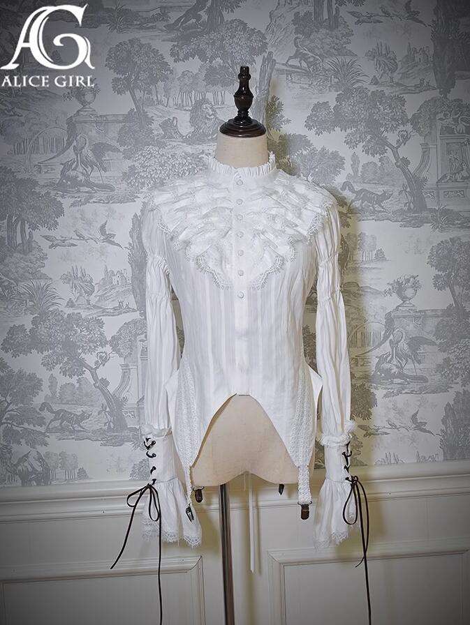 Alice Girl Nautical Treasure Hunt Guide Gigot Sleeve Lolita Blouse
