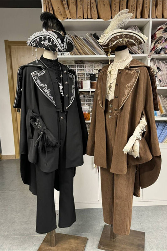 Alice Girl Nautical Treasure Hunt Guide Embroidery Lolita Cape