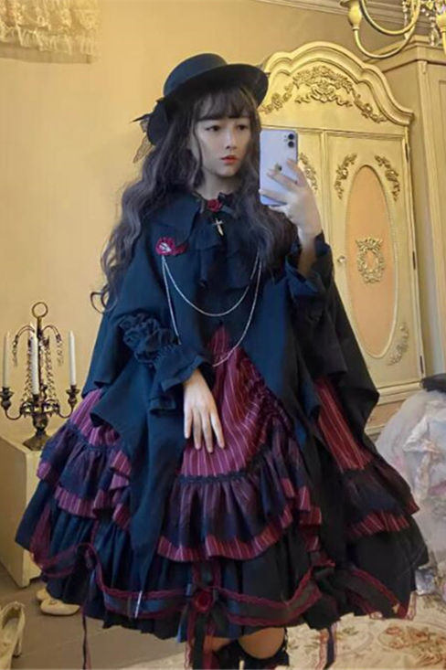 Miss Vampire Halloween Lolita Dress and Accessories