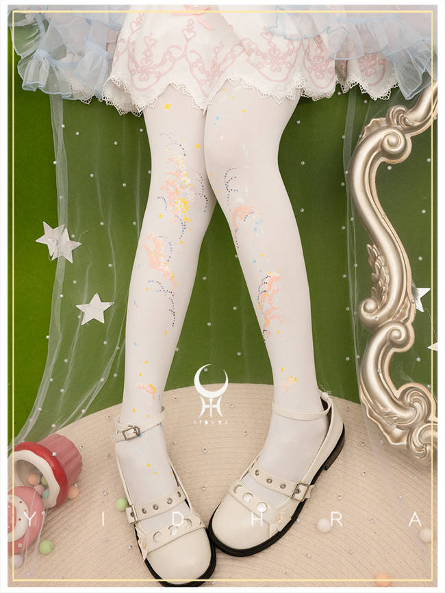 Yidhra Flowers under the Stars Lolita Tights
