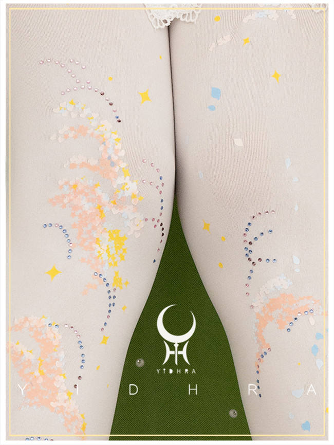 Yidhra Flowers under the Stars Lolita Tights