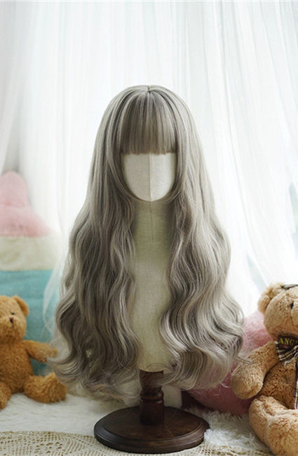 Yuchashui Color Palette Long Curls Lolita Wigs