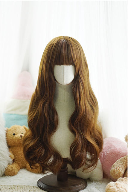 Yuchashui Color Palette Long Curls Lolita Wigs