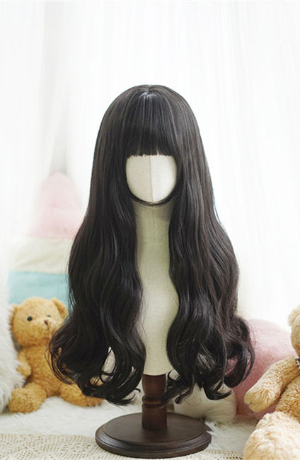 Yuchashui Color Palette Long Curls Lolita Wigs