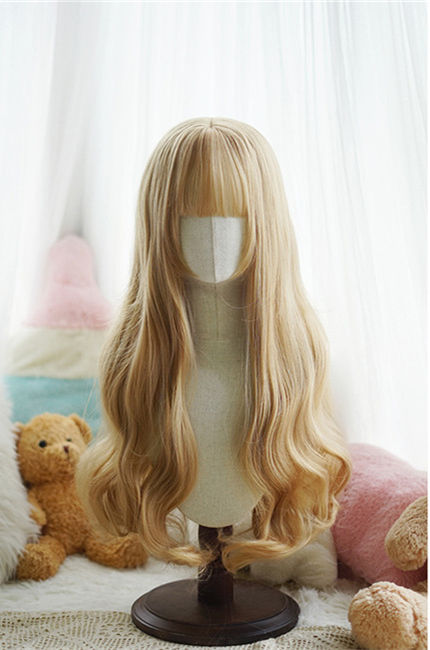Yuchashui Color Palette Long Curls Lolita Wigs