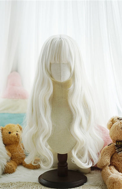 Yuchashui Color Palette Long Curls Lolita Wigs