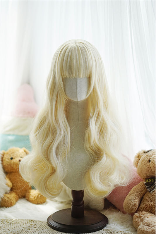 Yuchashui Color Palette Long Curls Lolita Wigs