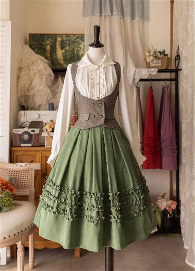 Forest Wardrobe Forest Basket Classic Lolita Skirt
