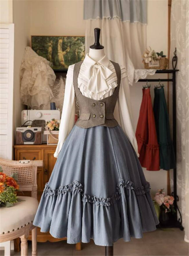 Forest Wardrobe Forest Basket Classic Lolita Skirt