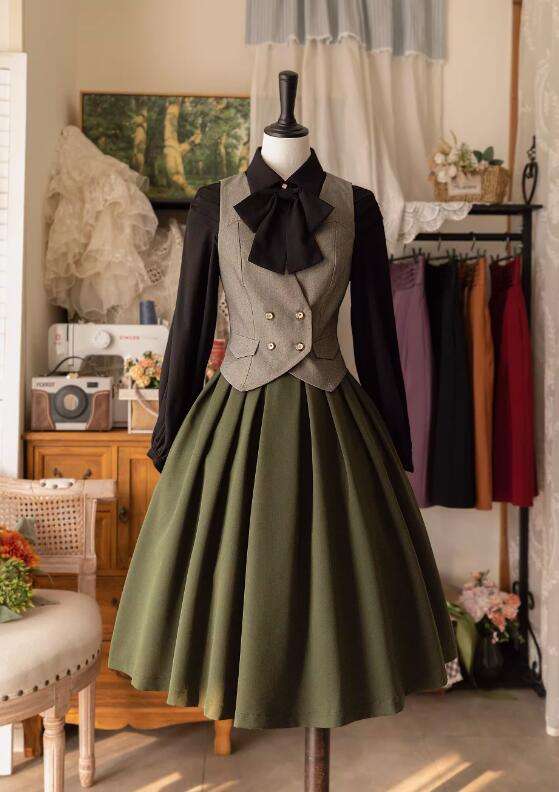 Forest Wardrobe Forest Basket Classic Lolita Skirt