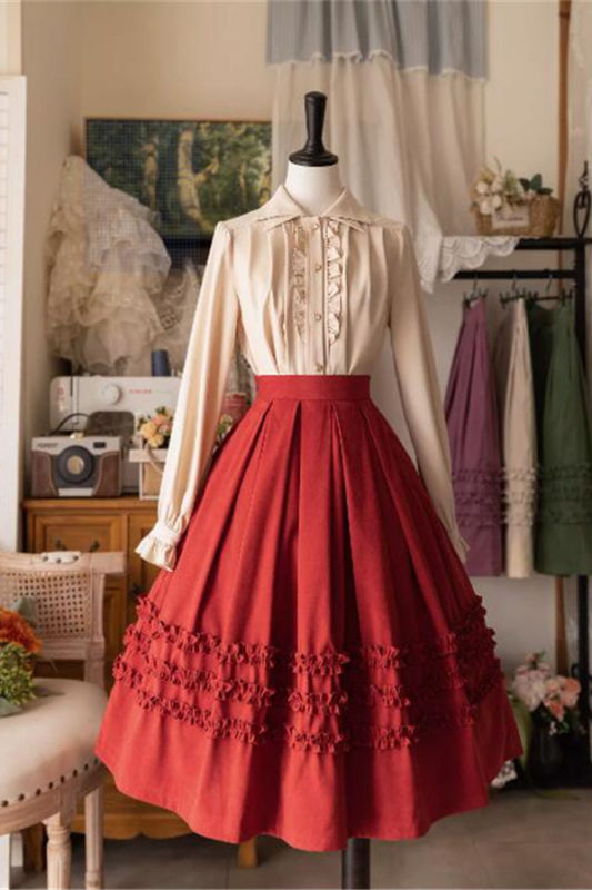 Forest Wardrobe Forest Basket Classic Lolita Skirt