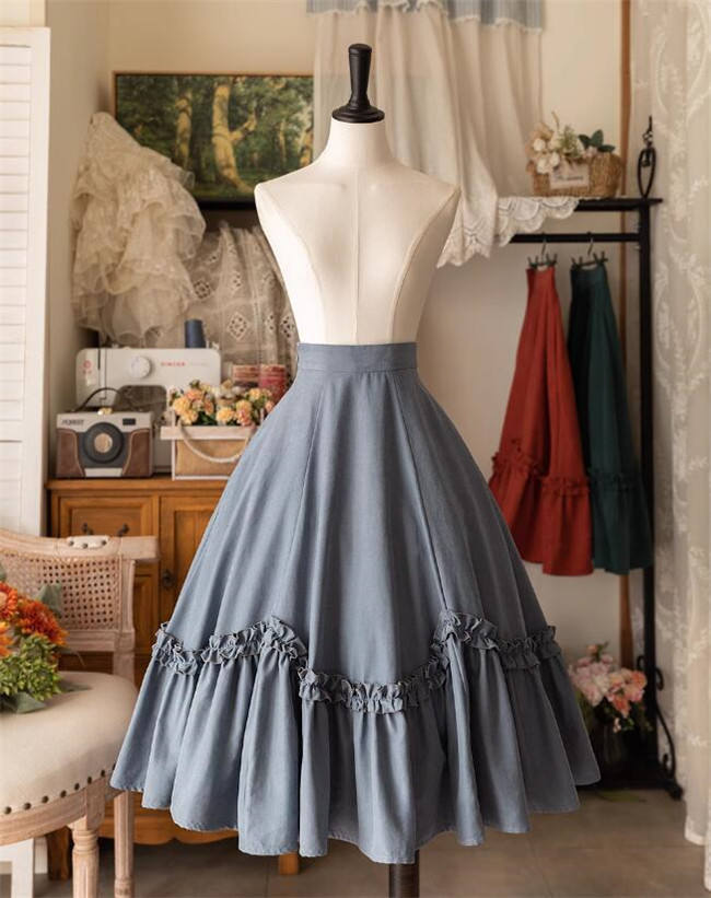 Forest Wardrobe Forest Basket Classic Lolita Skirt