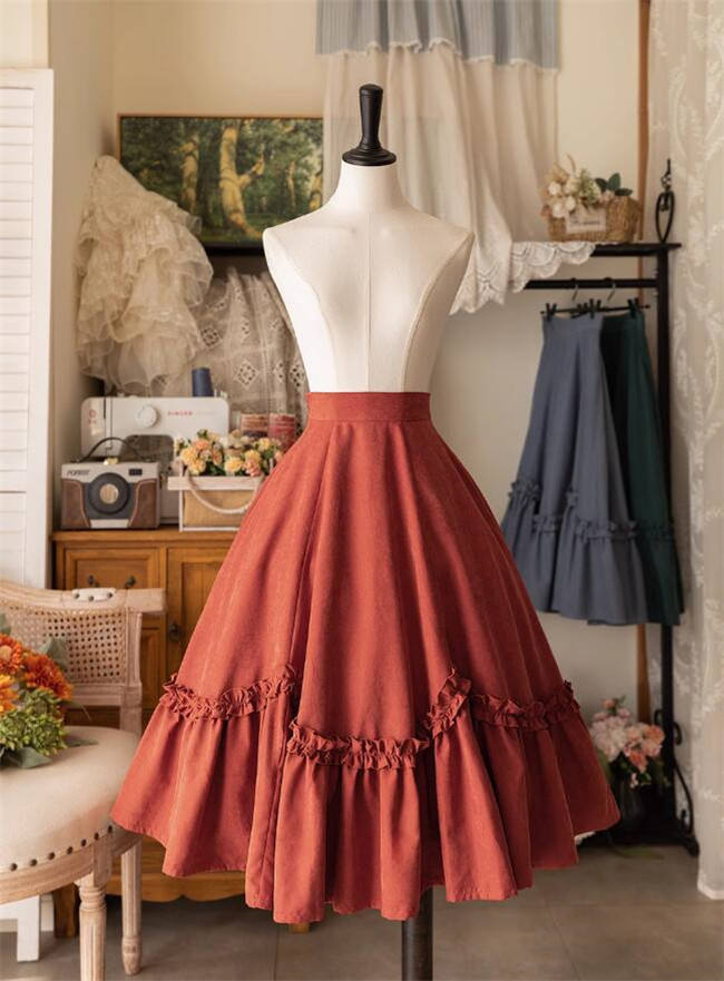 Forest Wardrobe Forest Basket Classic Lolita Skirt