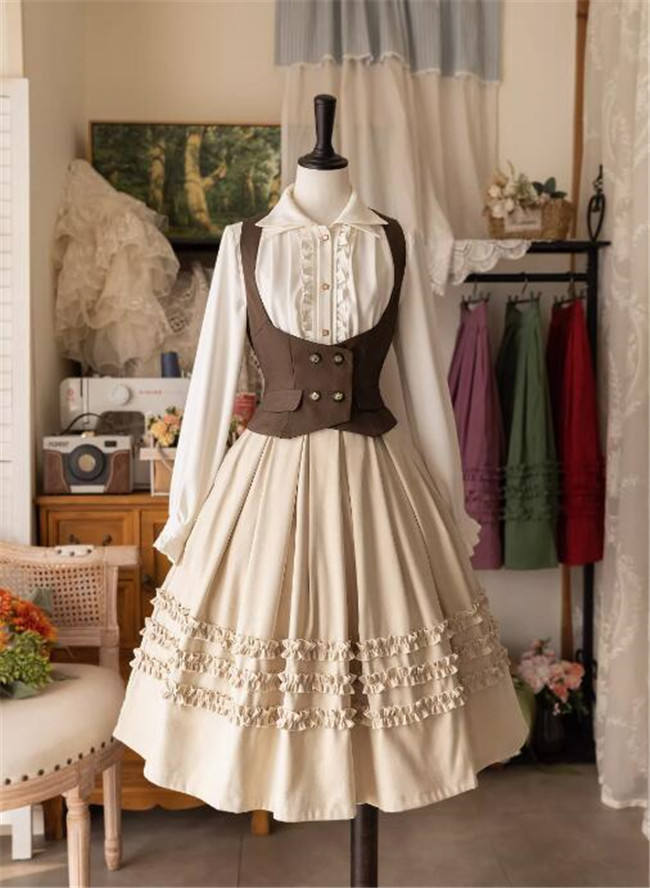 Forest Wardrobe Forest Basket Classic Lolita Skirt