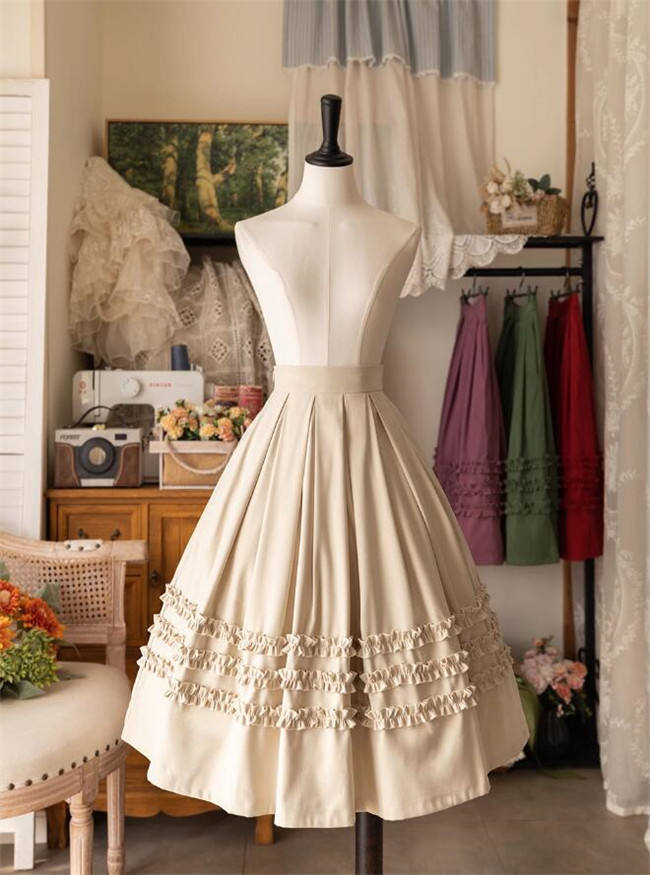 Forest Wardrobe Forest Basket Classic Lolita Skirt