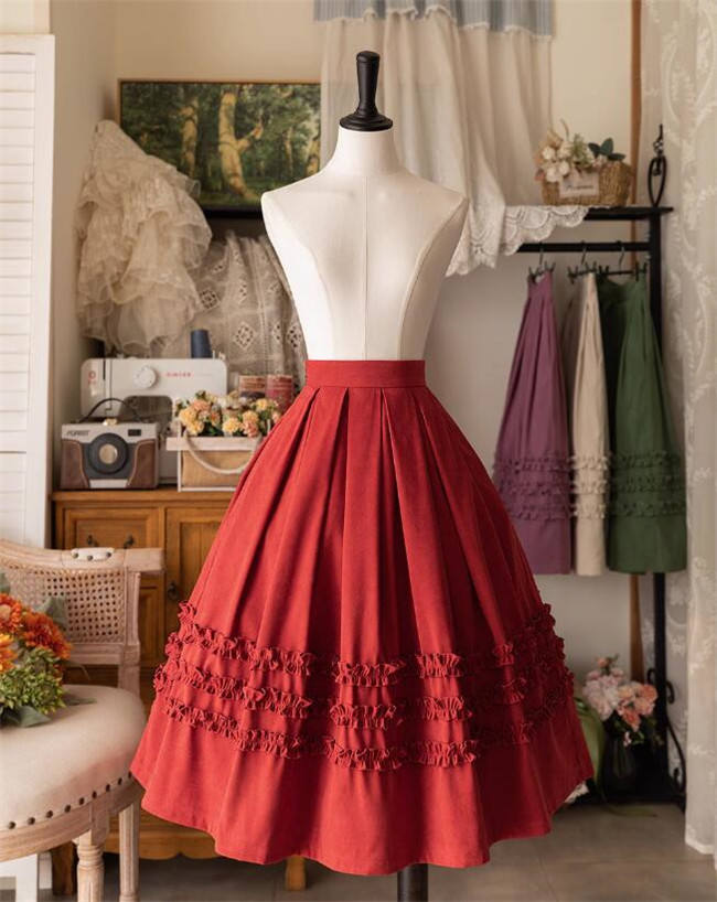 Forest Wardrobe Forest Basket Classic Lolita Skirt